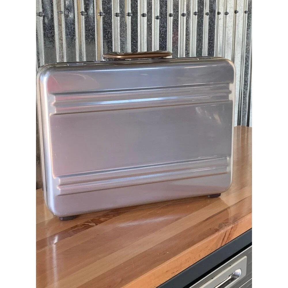 Zero Halliburton Metallic Briefcase for Men